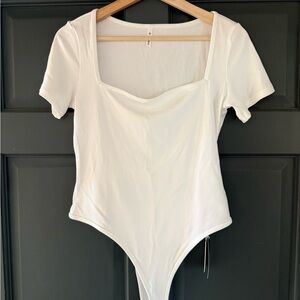 HALARA Classic White Bodysuit